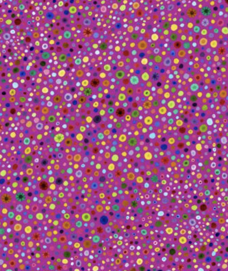 Glass Beads Fuchsia 108" Backing - Wilmington Prints