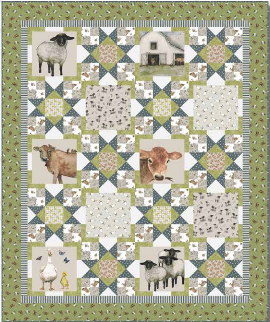 A Beautiful Day Multi-Square Quilt Kit