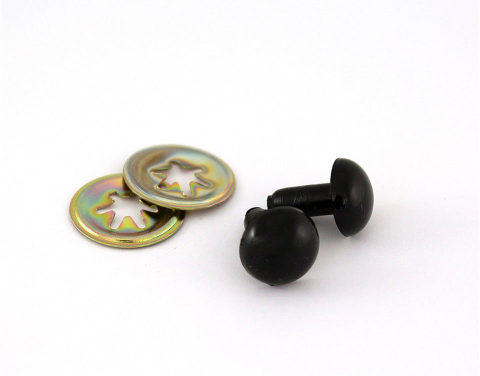 Toy Eyes Solid - 12mm Black