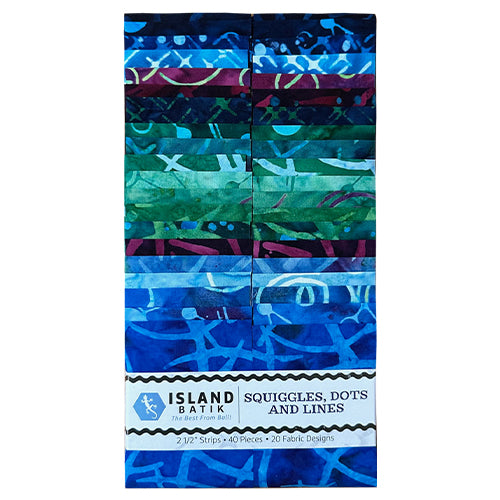Squiggles Dots and Lines 2 1/2" Strips