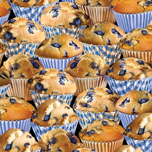 Blueberry Hill - Stacked Blueberry Muffins
