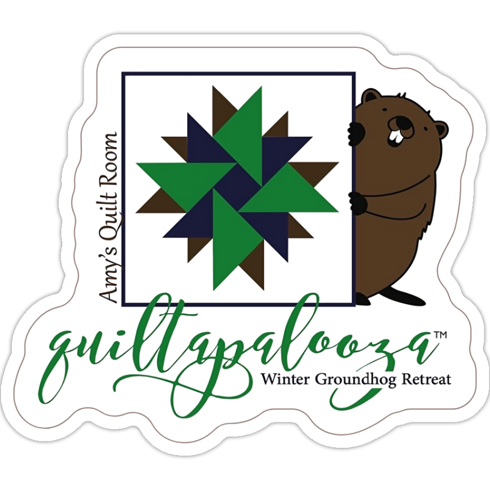 Winter Retreat Logo Sticker