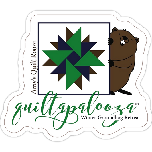 Winter Retreat Logo Sticker