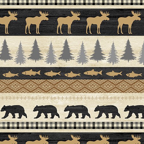 RUSTIC LODGE STRIPE TAN