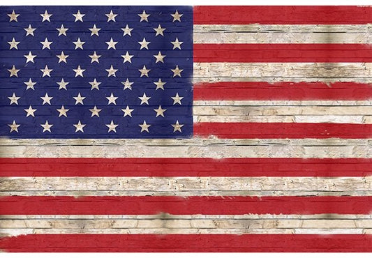 Sun Up to Sun Down - American Flag Panel