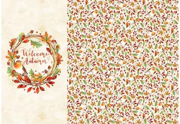 Celebrate the Seasons Sept Welcome Autumn 43" x 63"
