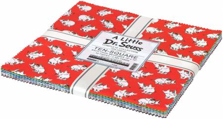 10in Squares A Little Dr Seuss