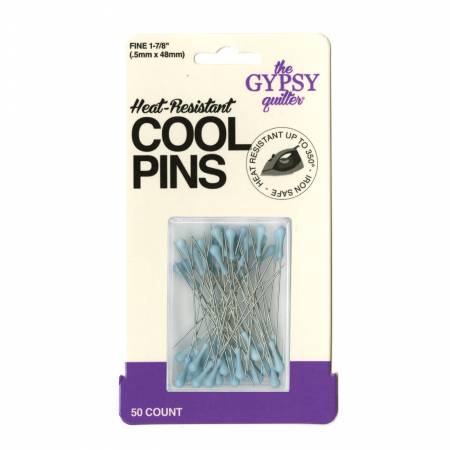 The Gypsy Quilter Cool Pins Bohemian Blue  50pc