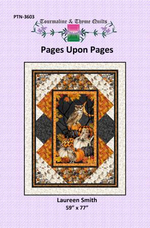 Pages Upon Pages Pattern (featuring Night Owl (Northcott) fabric collection)