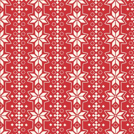 Tis The Season - Fair Isle Sweater Stripe Red