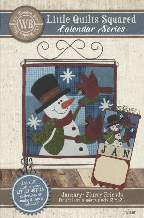 Little Quilts Squared January- Flurry Friends