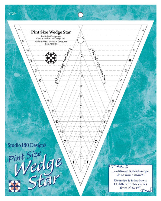 Pint Size Wedge Star Ruler
