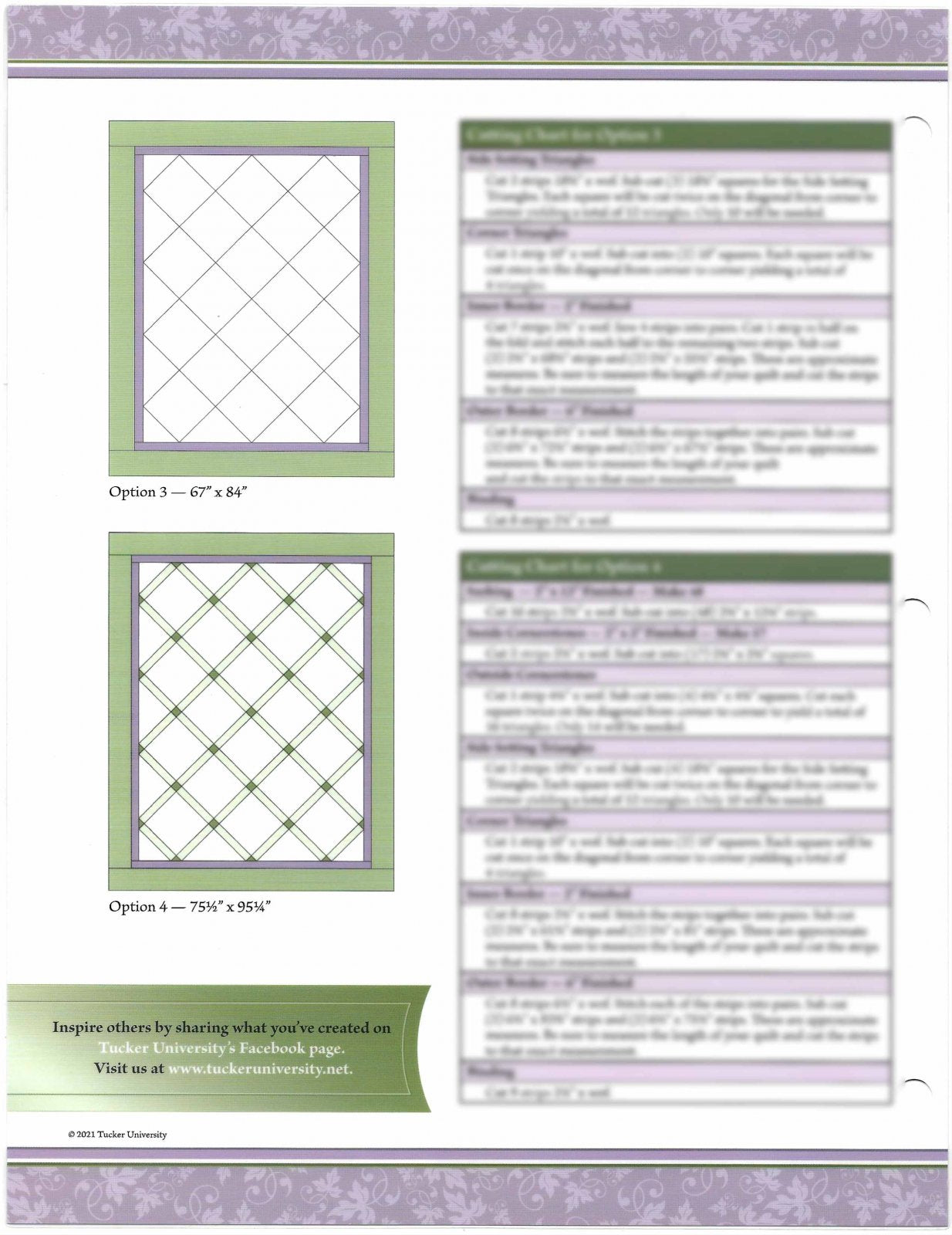 Twin Layout Design Sheet for 12" Blocks