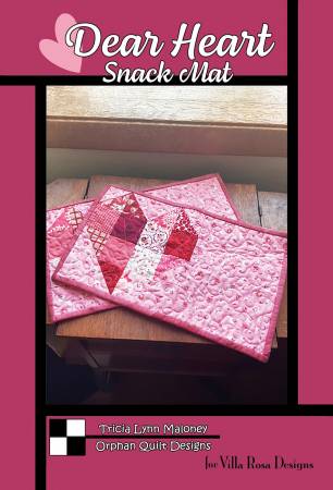 Dear Heart Snack Mat by Villa Rosa Designs