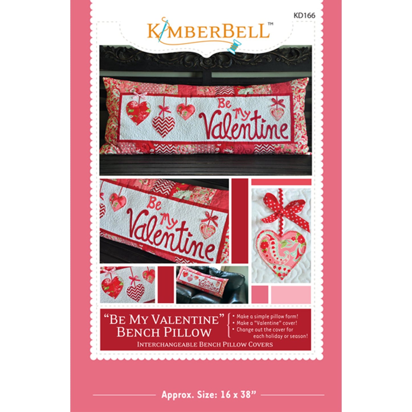 Kimberbell Be My Valentine Pillow Pattern  - Sewing Version