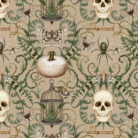 Dark Academia - Damask Tan
