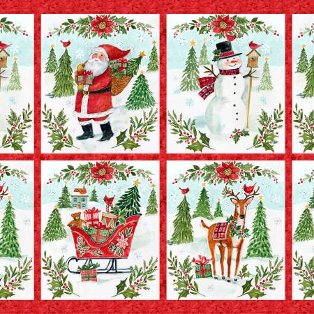 Snowy Greetings - Banner Panel Multi (36" Panel)