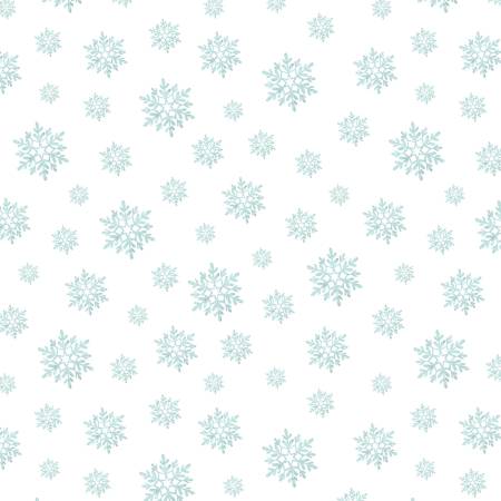 Snowy Greetings - Snowflakes White