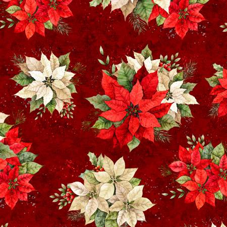 Poinsettias Radiance - Poinsettia Bouquets Dark Red