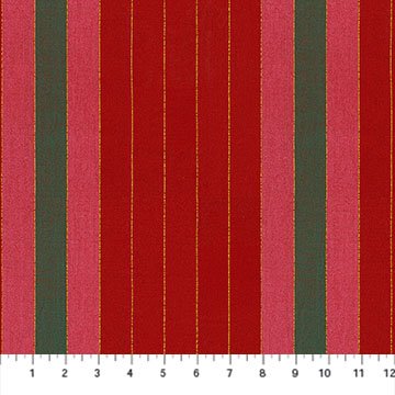 Silver Lining Woven - Ribbons Cherry