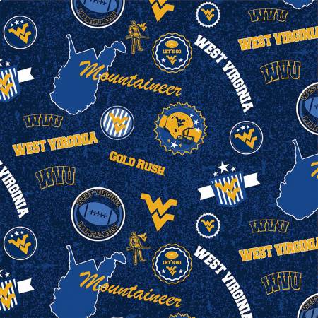 NCAA-West Virginia Mountaineers Home State Cotton