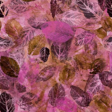 Midnight Dreams - Raspberry Midnight Dreams Digital Leaves