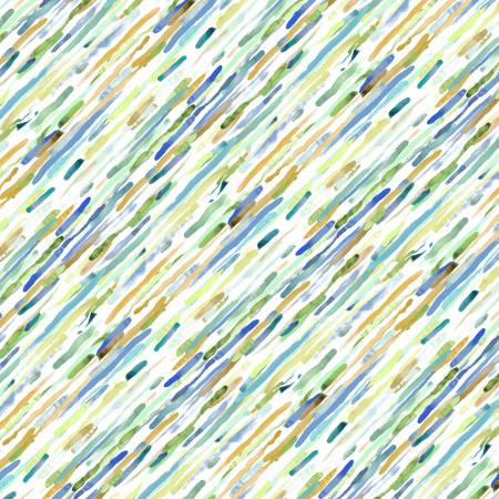 What Friends are For - Multi Color Digital Diagonal Stripe