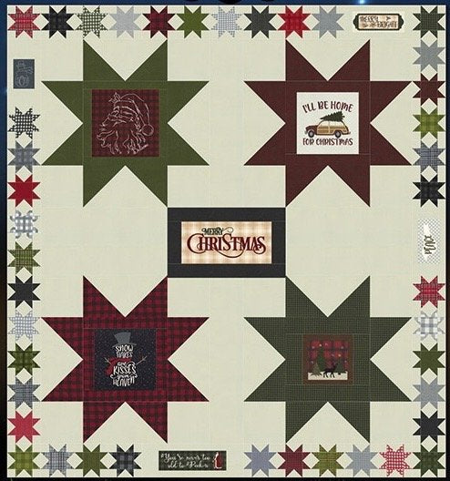 Yuletide Stars Quilt Kit