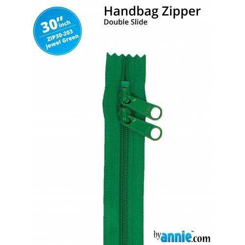 30 Inch Double Slide Handbag Zipper byAnnie