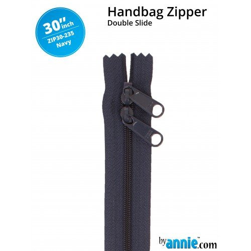 30 Inch Double Slide Handbag Zipper byAnnie