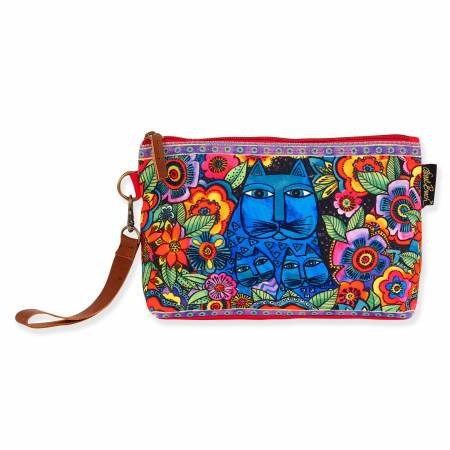 Wristlet Blue Cat