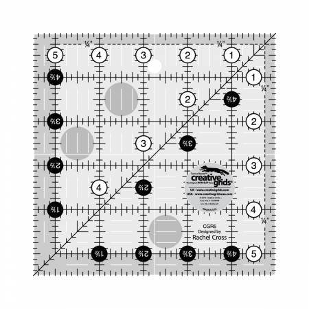 5-1/2" Square Ruler - Creative Grids