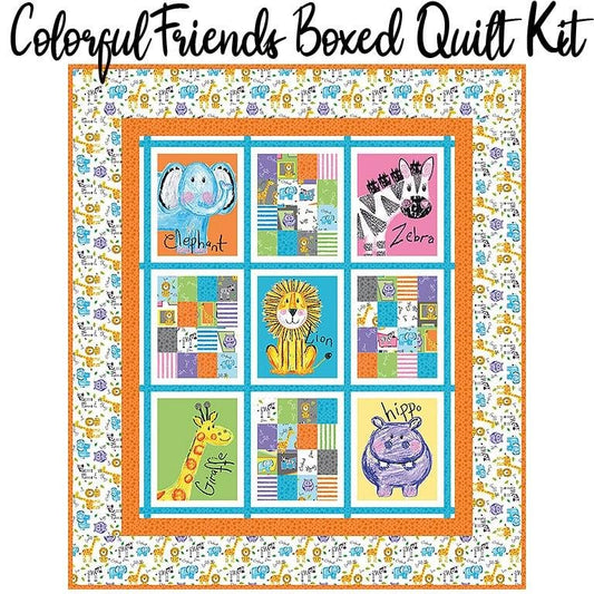 Crayola Colorful Friends Quilt Kit Boxed