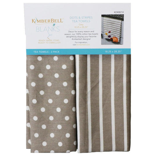 Kimberbell Dots & Stripes Grey