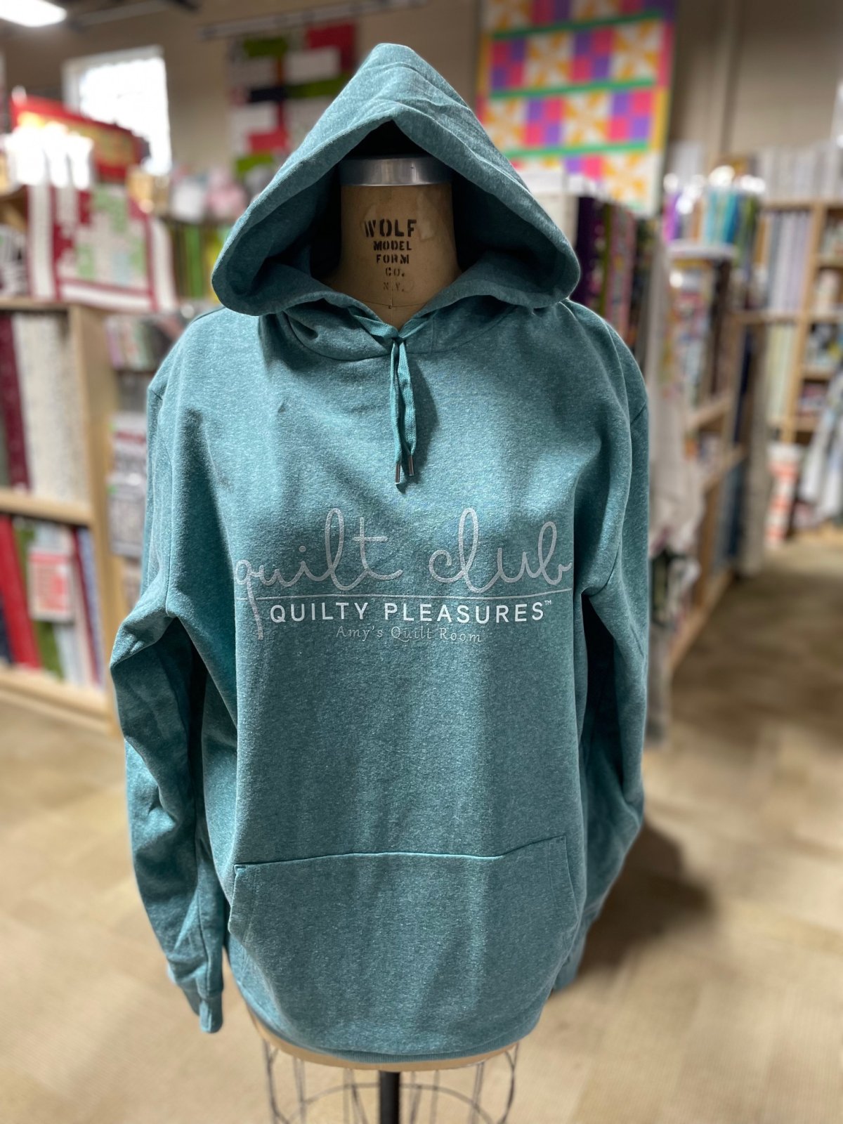 Quilt Club Bella Hoodie, Green