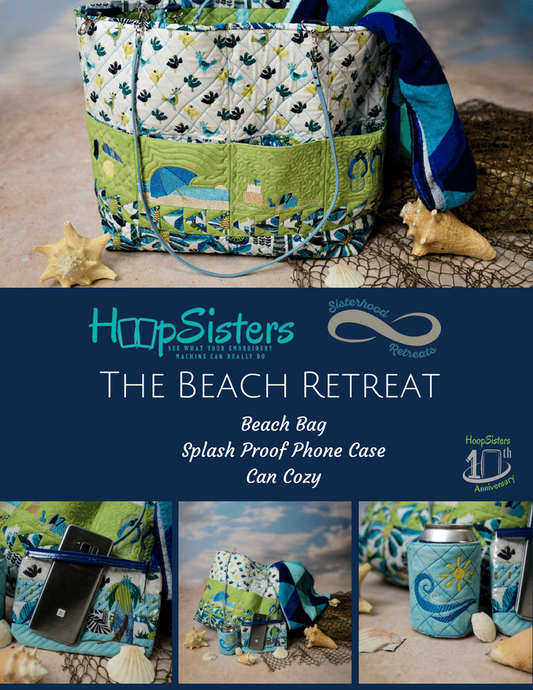 The Beach Retreat Bag by the Hoop Sisters