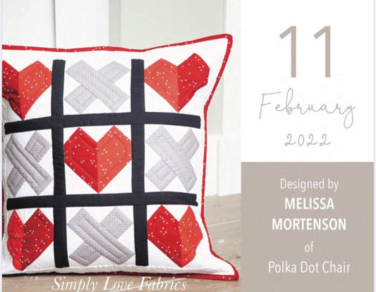 Riley Blake Designs Pillow Project by Melissa Mortenson