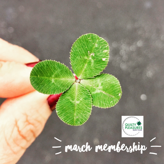 Quilty Pleasures Renew March Membership Fee