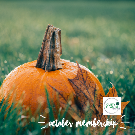 Quilty Pleasures Renew October Membership Fee