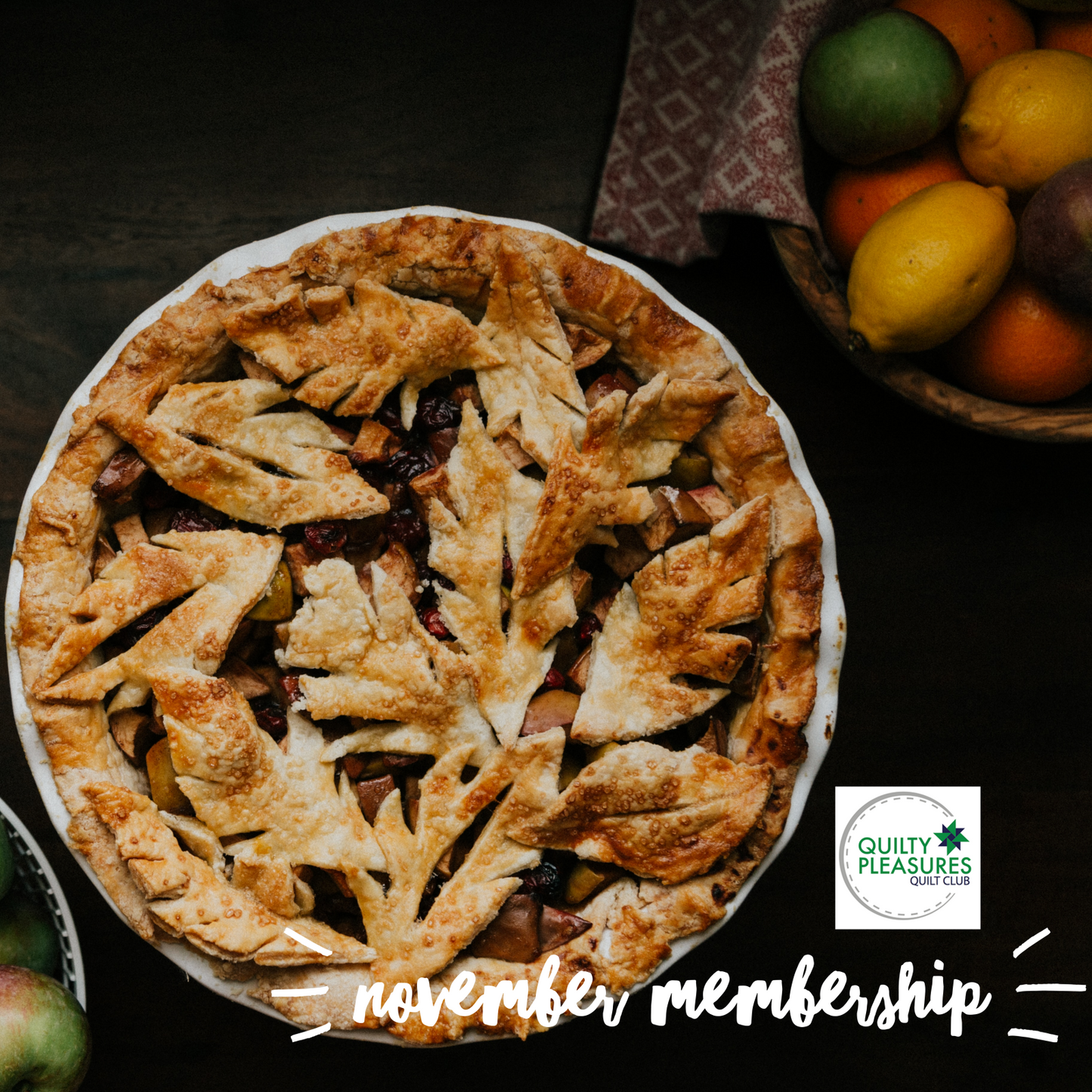 Quilty Pleasures Renew November Membership Fee
