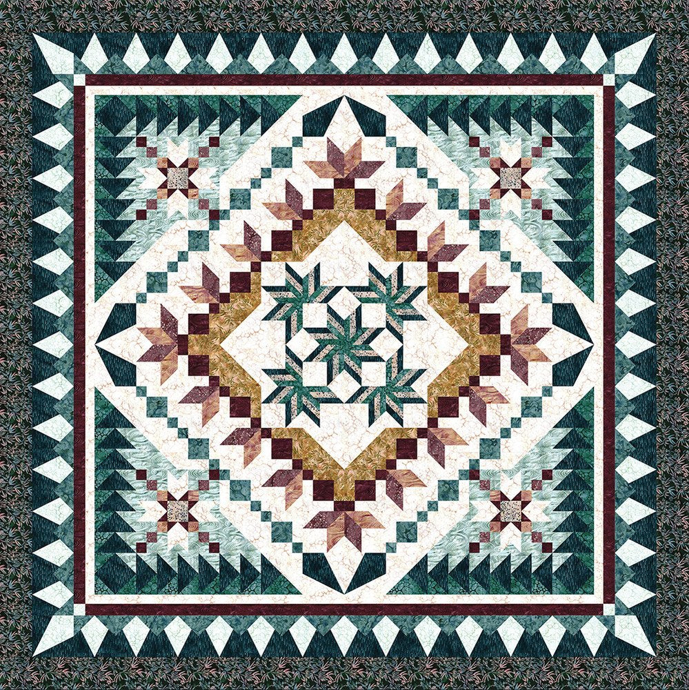 Journeys BOM Quilt Kit in Tranquility by Studio 180 w/pattern