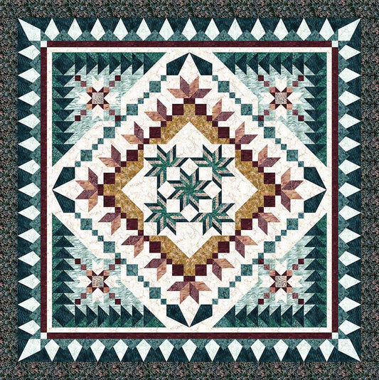Journeys BOM Quilt Kit in Tranquility by Studio 180 w/pattern