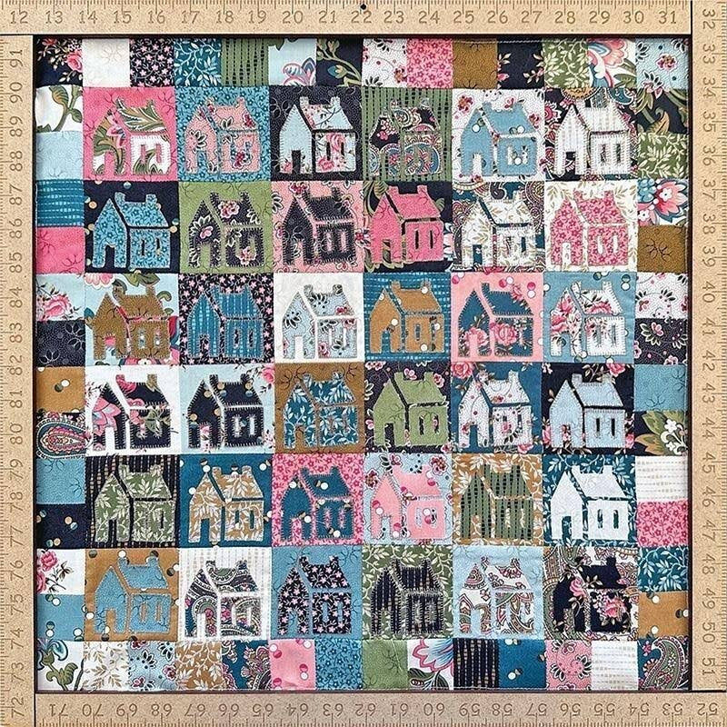 Little Wood Box Collection  Houses - Unity Fabric Collection