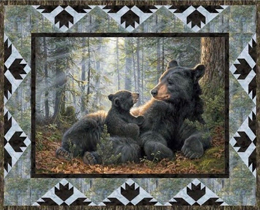 Mama & Me Bear Panel Quilt Kit