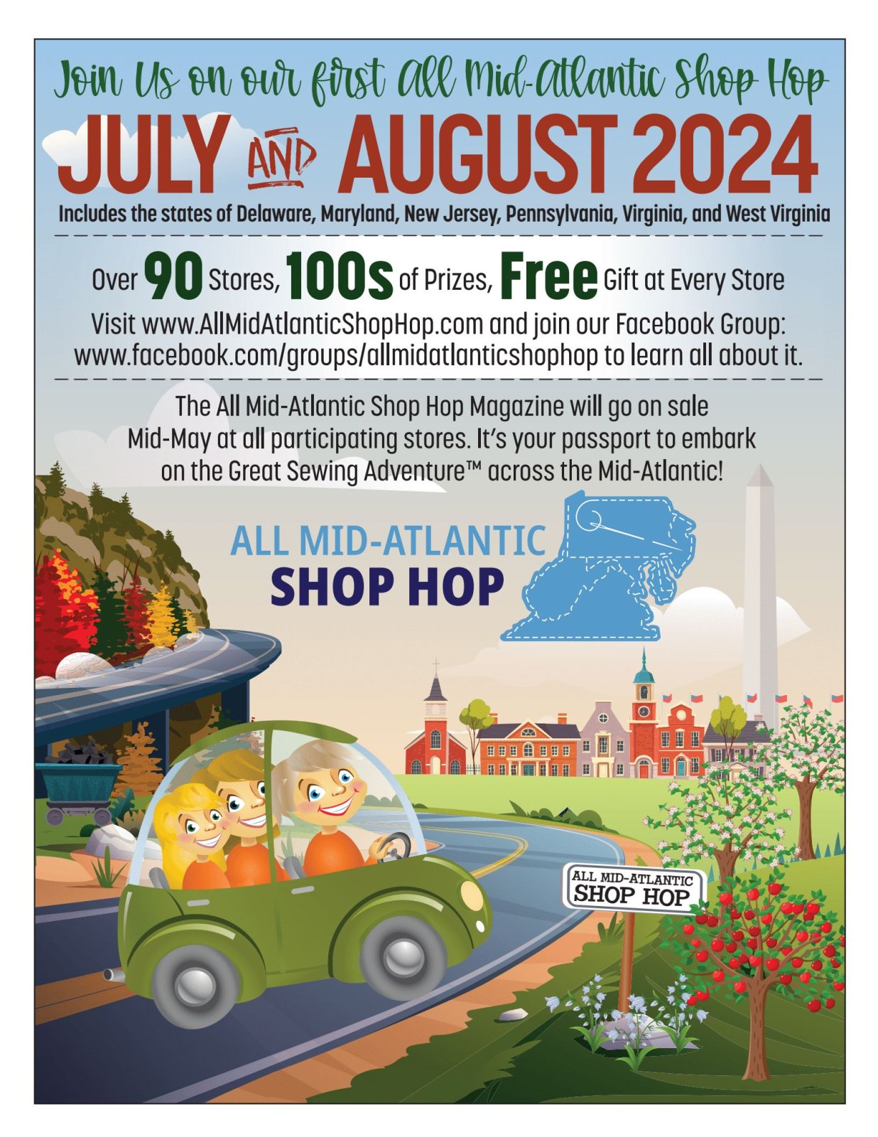 All Mid-Atlantic Shop Hop Magazine 2024