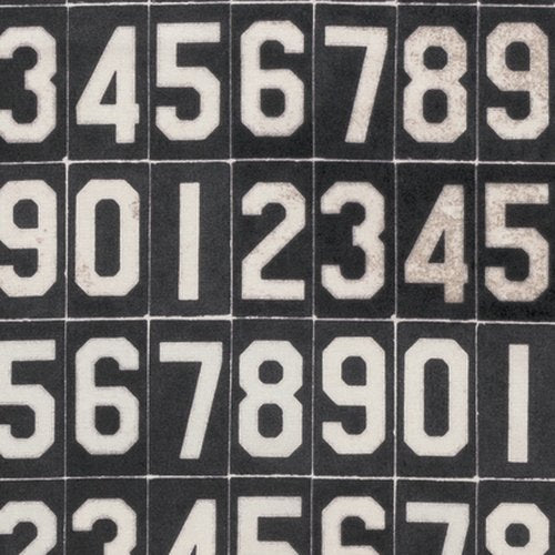Numbers - Black - Eclectic Elements by Tim Holtz