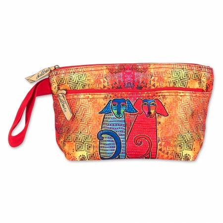 Orange Dog Wristlet