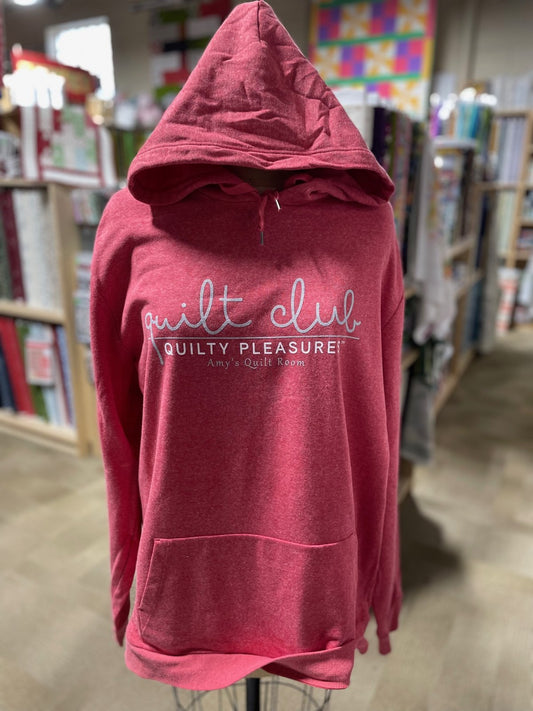 Quilt Club Bella Hoodie, Red