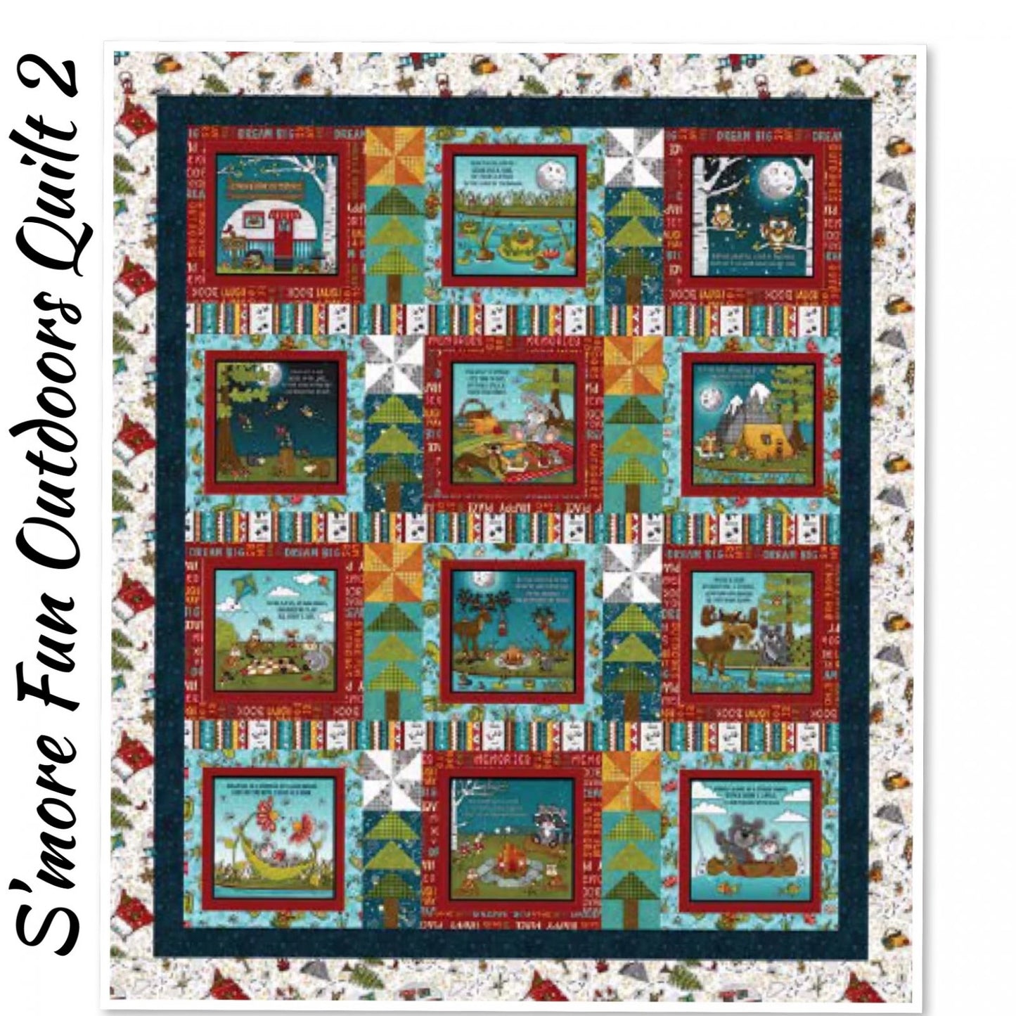 S’more Fun Outdoor Quilt 2