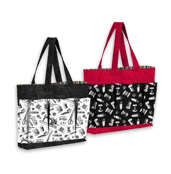 Sewing is My Happy Place Kit- Red Versatile Tote